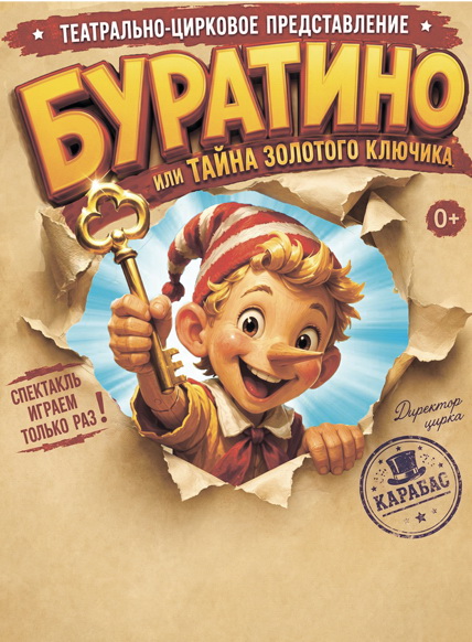 Буратино или тайна золотого ключика